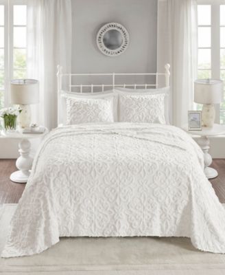 Madison Park - Sabrina 3-Pc. Cotton Chenille Bedspread Sets