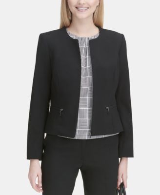 Calvin Klein - Collarless Blazer