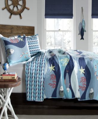 Lush Décor - Sea Life 3-Pc. Quilt Sets