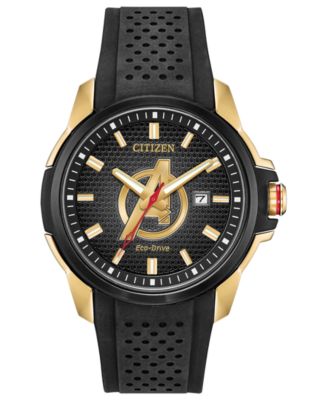Citizen - Men's Black Silicone Strap Watch 45mm