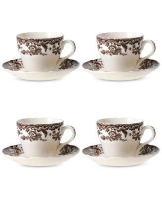 Delamere Teacup & Saucer, Set of 4 image