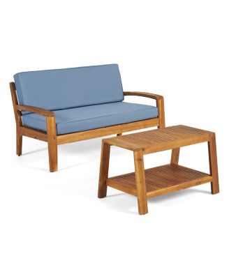 Noble House - Grenada Outdoor 2pc Seating Set, Quick Ship