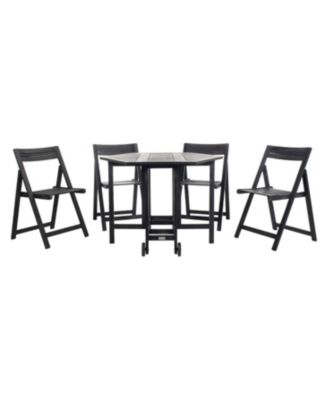 Safavieh - Kerman Outdoor Dining Set, Quick Ship