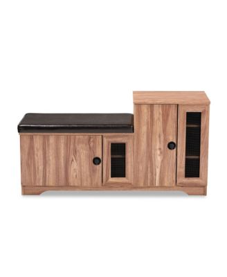 Baxton Studio - Valina Cabinet Bench, Quick Ship
