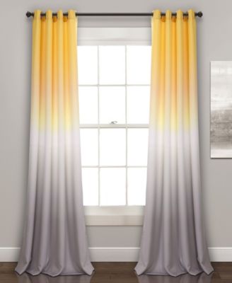 Lush Décor - Ombre Fiesta 52" x 84" Curtain Set