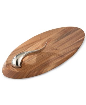 Nambé - Swoop Cheese Board & Knife