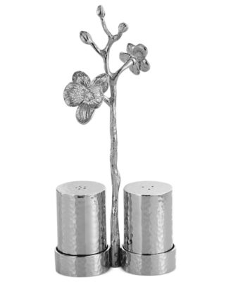 White Orchid Salt and Pepper Shakers image