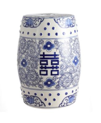 Jonathan Y - Double Happiness Garden Stool, Quick Ship