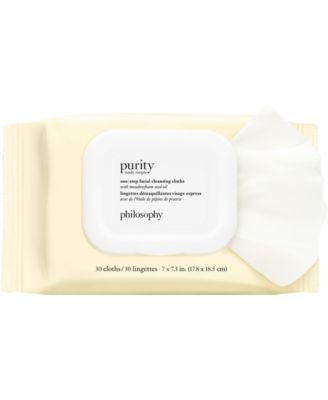 Purity Made Simple One-Step Facial Cleansing Cloths, 30 cloths image