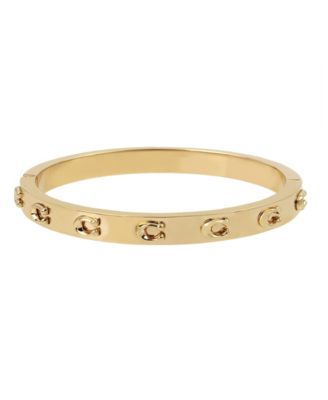 COACH - Signature C Hinged Bangle Bracelet