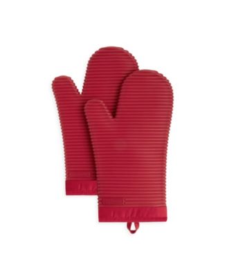 KitchenAid - Ribbed Soft Silicone 2-Pc. Oven Mitt Set