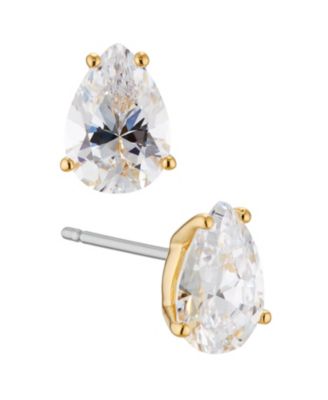 Eliot Danori - Pear Cubic Zirconia Earring, Created for Macy's