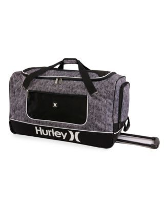 Hurley - Kahuna 30" Rolling Duffel - Grey Tweed