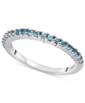 Macy's - Amethyst Stack Ring (3/8 ct. t.w.) in Sterling Silver (Also in Additional Gemstones)