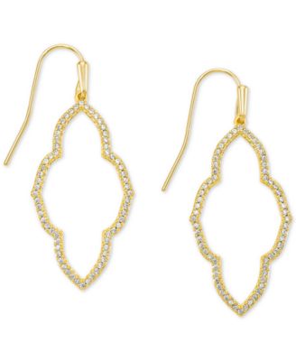 Kendra Scott - Cubic Zirconia Small Open Frame Drop Earrings