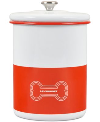 4.25 Quart Enamel on Steel Pet Treat Jar with Lid image