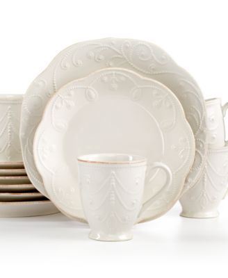 French Perle 12 Pc. Dinnerware Set, Service for 4 image