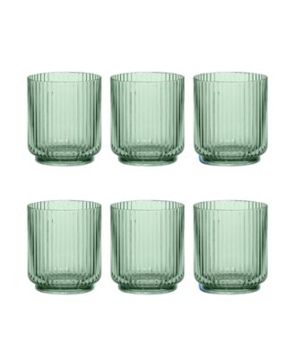 Mesa Double Old Fashion Premium Acrylic Glasses, Set of 6 image