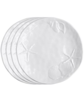 Melamine Sea Life 11" Dinner Plates, Set of 4 image