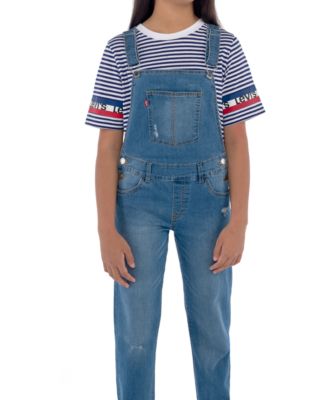 Levi's - Big Girls Girlfriend Denim Overalls