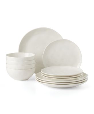 Bay Colors Solid 12 Pc. Dinnerware Set, Service for 4 image