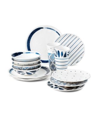 Blue Bay Melamine 16 Pc. Dinnerware Set, Service for 4 image