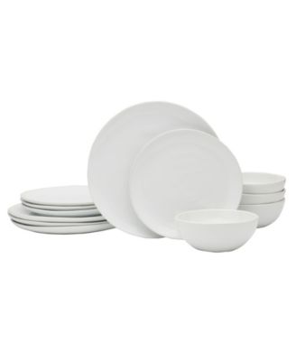 Everyday Whiteware 12 Piece Dinnerware Set, Service for 4 image