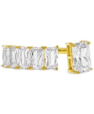 Macy's - Cubic Zirconia Multi Stone Small and Large Cuff Ring