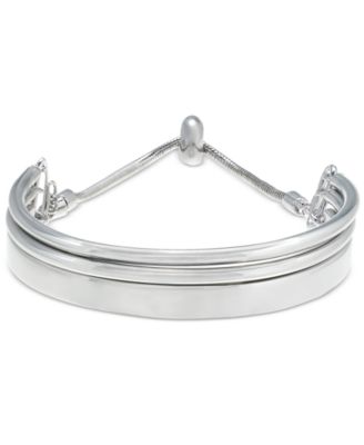 On 34th - Silver-Tone Slider Bracelet