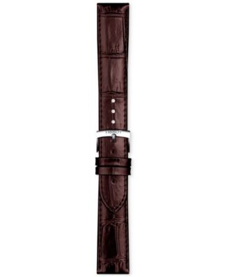 Tissot - Official Interchangeable Brown Leather Watch Strap