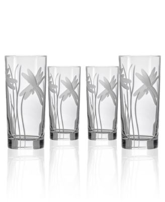 Dragonfly Cooler Highball Glass 15oz - Set of 4 Glasses image