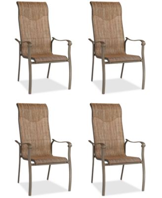 CLOSEOUT! Set of 4 Oasis Aluminum Outdoor Dining Chairs, Created for Macy's image