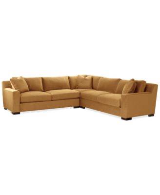 CLOSEOUT! Marristin 123" 3-Pc. Fabric L Sectional, Created for Macy's image
