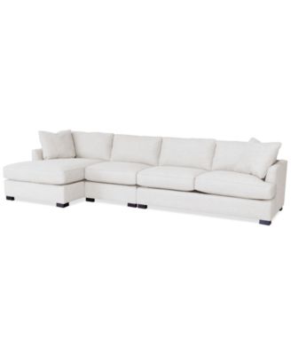 CLOSEOUT! Nightford 146" 3-Pc. Fabric Chaise Sectional, Created for Macy's image