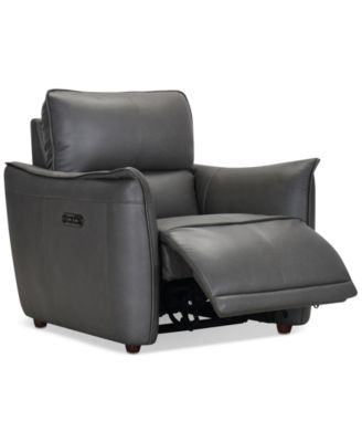 Polner 39" Leather Power Motion Chair, Created for Macy's image