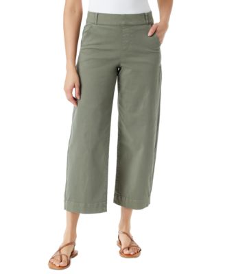 Women's Shape-Effect Wide-Leg Cropped Pants image