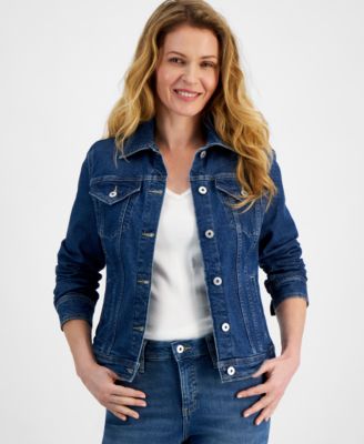Style & Co - Women's Classic Relaxed Denim Trucker Jacket
