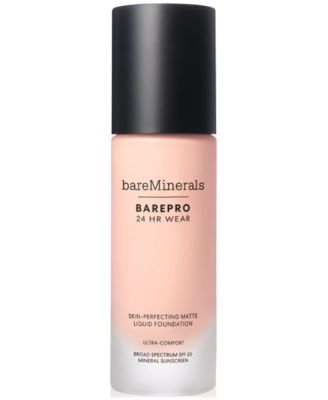 bareMinerals - BAREPRO 24HR Wear Skin-Perfecting Matte Liquid Foundation Mineral SPF 20, 1 oz.