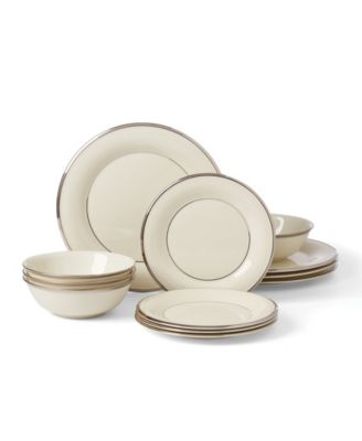 Lenox Solitaire 12-Piece Dinnerware Set, Service for 4 image