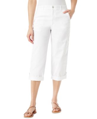 Gloria Vanderbilt - Women's Elasticized Waist Cargo Capri Pants