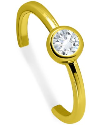 Giani Bernini - Cubic Zirconia Bezel Polished Toe Ring