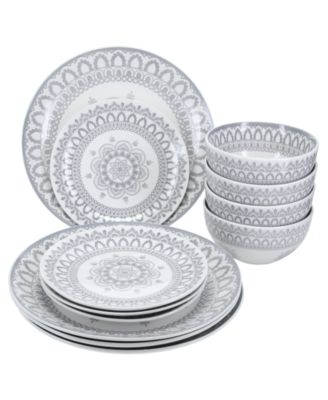 Arabesque 12-Piece Dinnerware Set, Service for 4 image