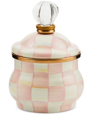Rosy Check Lidded Sugar Bowl image
