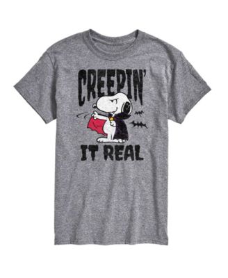 AIRWAVES - Peanuts Vampire Mens Short Sleeve Tee
