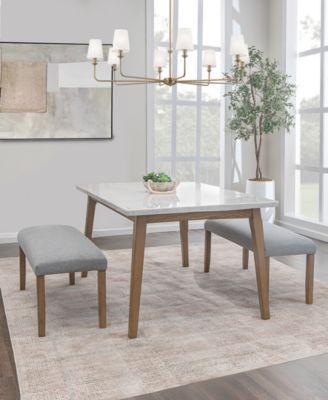 Furniture - Mabell 3-Pc. Set (Table & 2 Benches)