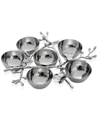 Michael Aram - White Orchid 6 Compartment Sedar Plate