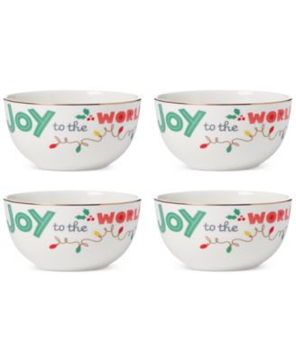 Snoopy Christmas All Purpose Bowls, Set of 4 image