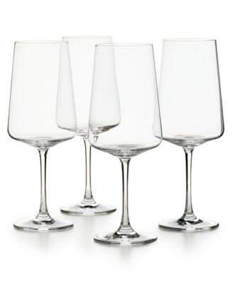 Flur White Wine Glasses, Set of 4, Exclusively at Macy’s image