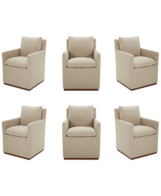 CLOSEOUT! Kenity II 6-Pc. Arm Chair Set, Created for Macy's image
