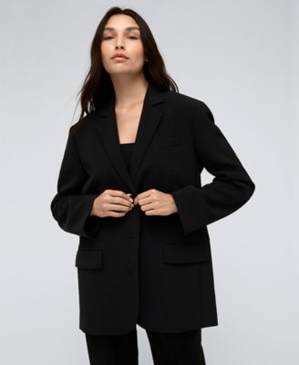 Kenneth Cole - Women's Vision Twill Three-Button Boyfriend Jacket